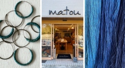 琉球藍染めの糸を身に纏うアクセサリーブランド「matou」、ジャパンエキスポ・パリで沖縄の色彩美を発信