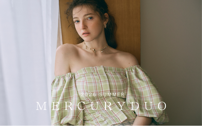 ＜MERCURYDUO（マーキュリーデュオ）＞ヘルシーな抜け感と甘さを纏う、人気アイテムに待望の新色が登場