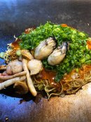 【お好み焼きみっちゃん横川店分家】「大粒牡蠣海鮮デラックス焼き」 【お好み焼きみっちゃん横川店分家】「大粒牡蠣海鮮デラックス焼き」