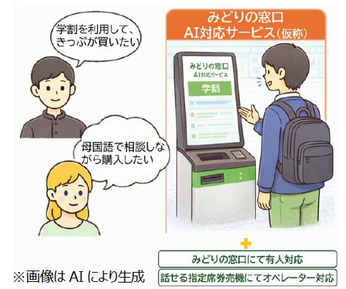 新たな技術イノベーションにより、駅におけるお客さまサービスを高度化します
