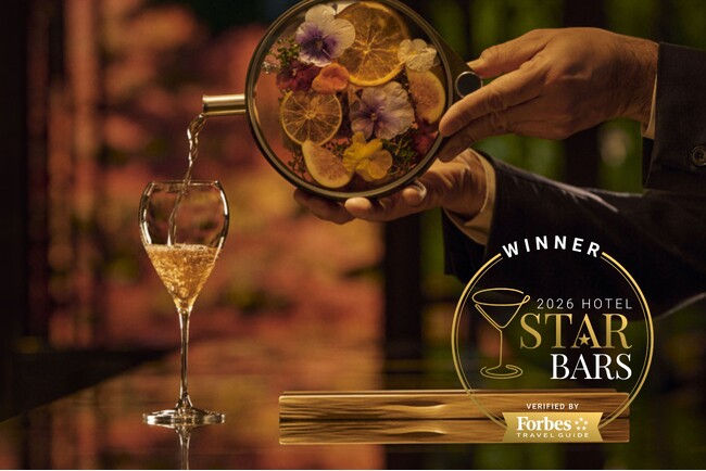 【ROKU KYOTO, LXR Hotels & Resorts】Forbes Travel Guide 2026 Hotel Star Bars に選出