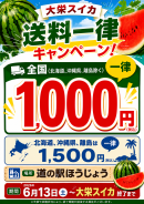 大栄スイカ!!送料一律キャンペーン2026 大栄スイカ!!送料一律キャンペーン2026