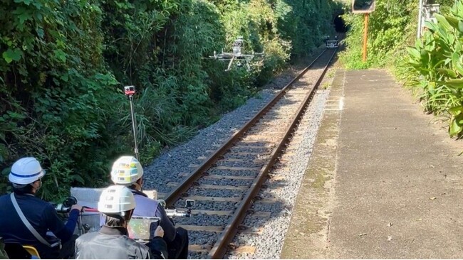 線路内環境に対応した自律飛行ドローン技術の開発について