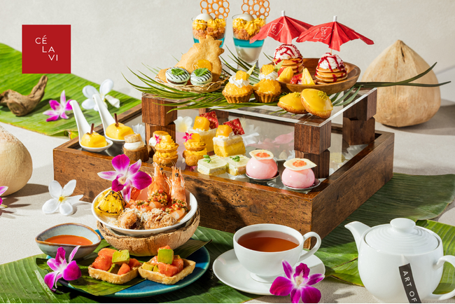 【CE LA VI TOKYO】渋谷の中心で楽しむ”常夏のご褒美”「HAWAIIAN AFTERNOON TEA」が6月23日(火)スタート！