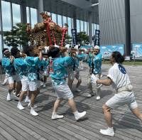 ～あべのハルカスから大阪・関西を厄祓い＆運気上昇祈願～「阿倍野神輿（あべのみこし）」と「阪南獅子舞」があべのハルカスの展望台「ハルカス300」を巡幸