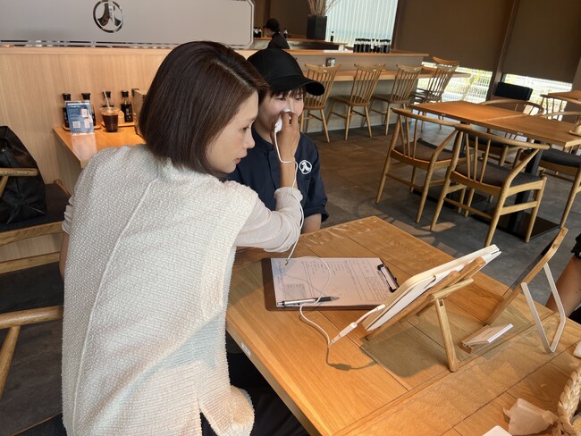 焼津市の【焼津港 丸入商店　焼津総本店】で「出張肌診断」を実施。働くスタッフの健康意識向上やセルフケアを考えるきっかけに