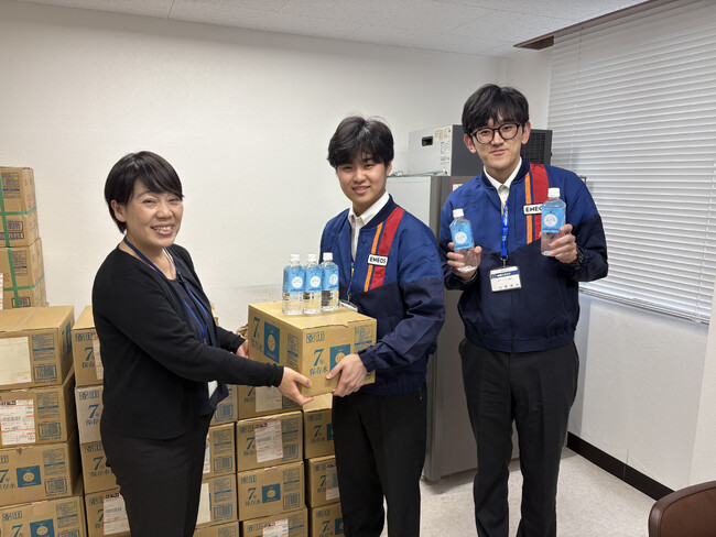 福祉現場から「飲料水の寄付は貴重」との声をいただけたので第2弾　両備エネシス、災害備蓄水8,152本を廃棄せず循環活用