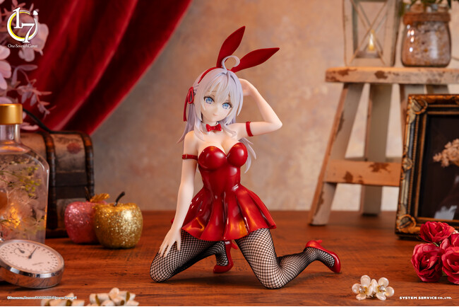システムサービスのフィギュアブランド「One-Seventh Carat」からTVアニメ「時々ボソッとロシア語でデレる隣のアーリャさん」アーリャ バニーVer.REDが2026年6月に登場！