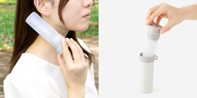 【KEYUCA】外出先で“すぐ冷やせる”。持ち歩ける「氷のうミニスティック」新発売