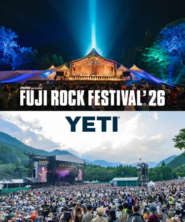 「YETI(R)」がFUJI ROCK FESTIVAL '26に初参戦、この夏だけの「野外フェス体験」が幕を開ける