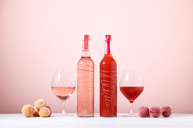和歌山県産の南高梅をたっぷり使用した梅酒「mume Pink the rich / mume Pink とろとろセット」が販売開始