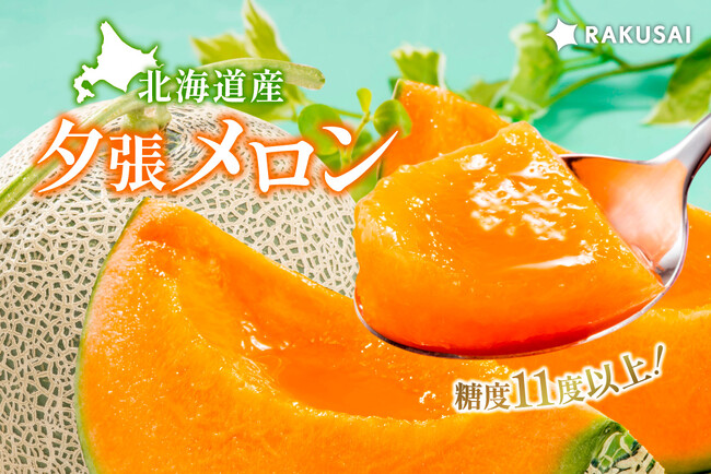 赤肉系メロンの王様『糖度11度以上！北海道産 夕張メロン』