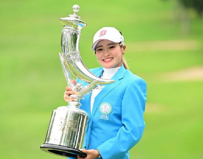 桑木志帆 ブリヂストンゴルフのギアで国内女子ツアー5勝目！