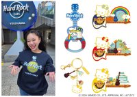 アメリカンレストラン「ハードロックカフェ」ロックショップ 「ハローキティ」コラボレーショングッズ販売