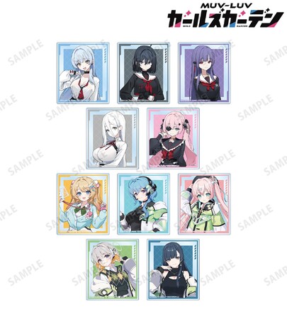 『マブラヴ ガールズガーデン』のトレーディングアクリルカード vol.2、トレーディンググリッター缶バッジ vol.2などの受注を開始！！アニメ・漫画のオリジナルグッズを販売する「AMNIBUS」にて