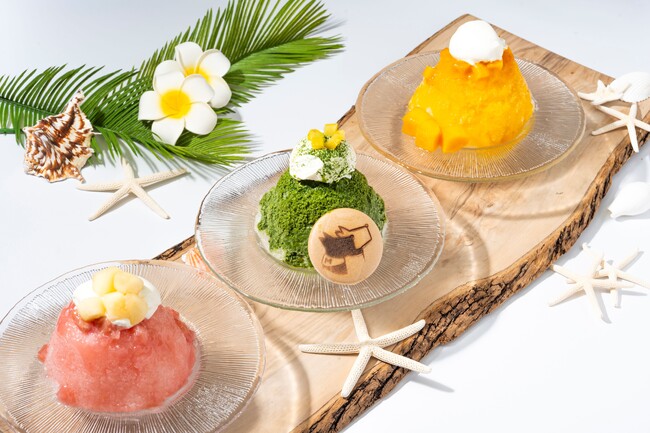 渋谷の夏を涼やかに彩る、ご褒美かき氷！旬の果実と和の甘味を詰め込んだ「桃」「マンゴー」「抹茶」3種の“夏氷”を販売開始