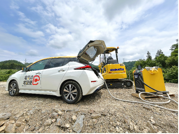 移動式給電車「MESTA Gen」を活用した建設・土木現場向けオフグリッド電源共有サービスの事業化に向けた協業開始