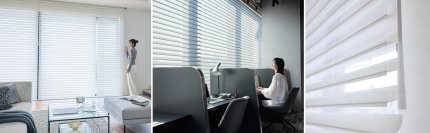 調光ロールスクリーン「ha・na・ri(ハナリ)」をモデルチェンジ　安全・軽快な操作と防炎生地を拡充し、7月1日より発売