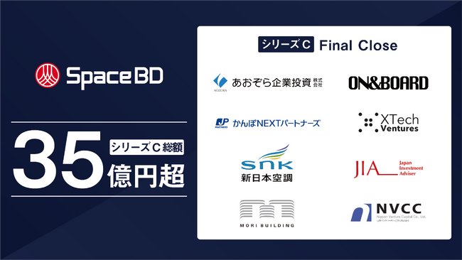 Space BD、シリーズCの資金調達を総額35億円超で完了