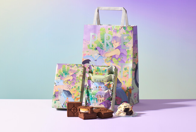 【期間限定】「PRESS BUTTER SAND」×「ArtSticker」“五感で味わうお菓子体験”プロジェクト。第4弾は、アーティスト・奥村彰一氏とのコラボ商品「バターサンド〈ラムレーズン〉」