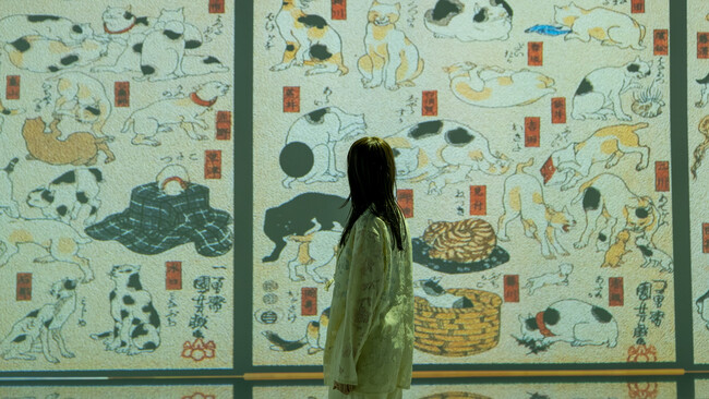 「KUNIYOSHI IMMERSIVE ART in 歌川国芳展」を7月18日～9月23日まで京都市京セラ美術館で実施。立体映像空間で国芳の浮世絵の世界に没入できるイマーシブアートミュージアム企画。