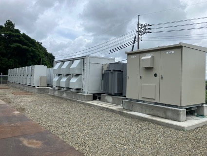 【日本蓄電池株式会社】鳥取県倉吉市にて系統用蓄電施設「NC倉吉市石塚蓄電所」蓄電池設置開始
