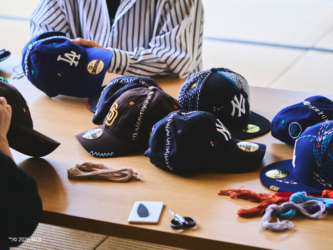 【ニューエラ】刺し子職人のコミュニティ「SASHIKO GALS（サシコギャルズ）」とのコラボレーションキャップ第2弾を6月27日（土）に発売