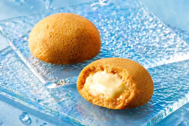 ≪夏限定・博多土産≫ 【I LOVE CUSTARD NEUFNEUF】の人気商品『I LOVE CUSTARD CAKE 』が、涼しげな夏限定パッケージで6月22日（月）発売いたします！