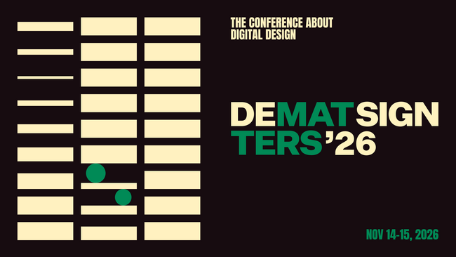 【世界のトップデザイナーから学ぶ2日間】グローバルデザインカンファレンス「Design Matters 26」11月14 -15日開催
