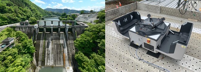 相模ダムリニューアル工事において、自動充電ポート付きドローンの遠隔運航によるレベル3.5飛行と点群データ生成の自動化に成功