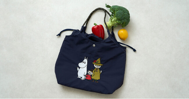 【ムーミン】新登場！贅沢な刺繍の美しさと頼れる実用性をこのひとつに。ムーミンやリトルミイ、スナフキンが毎日のお買い物やお出かけをもっと楽しく彩る「大人可愛い保冷・保温トートバッグ」がいよいよ発売！