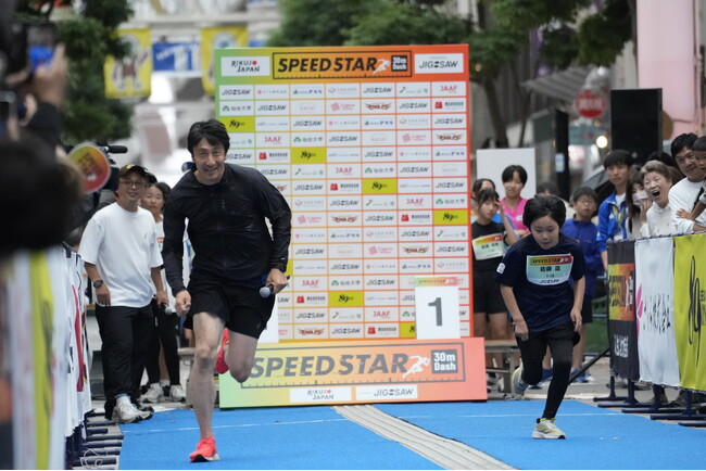 アーケード商店街で初開催！SPEEDSTAR30mダッシュチャレンジ仙台大会、朝原宣治氏も登場｜個人戦は4.29秒の好タイム記録