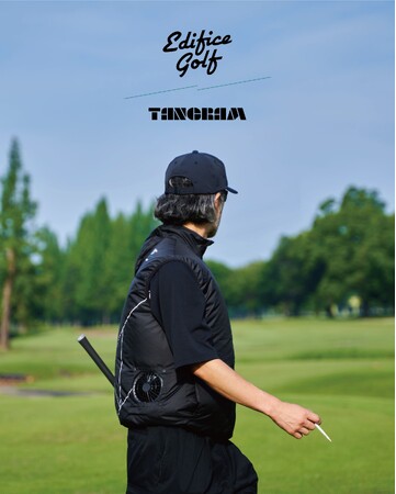 「EDIFICE GOLF」×「TANGRAM」×「FZN・空調風神服(R)」 【TANGRAM*EDIFICE GOLF FAN VEST】が 2026 年６月 27 日（土）よりローンチ。
