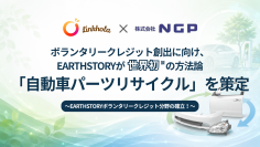 世界初(※)の方法論策定　自動車リサイクル部品の活用によるCO2削減効果をカーボンクレジット化へ　～自動車リサイクル部品活用による新方法論で、自動車産業の脱炭素と循環経済を加速～