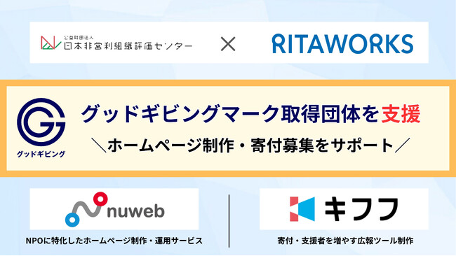 （公財）日本非営利組織評価センターは、リタワークス株式会社と連携開始
