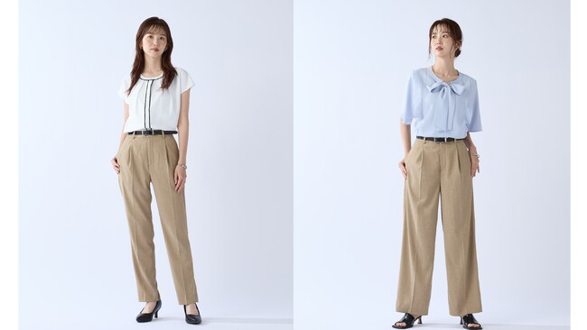 酷暑の夏の必須アイテム。はくだけで「美シルエット」が完成！黄金比パンツがP.S.FAより２パターン同時登場！