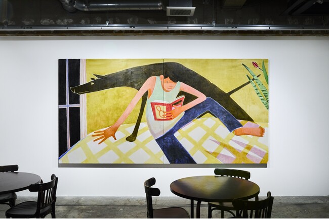 和田咲良の個展「□□」を六本木のアートかビーフンか白厨にて6月19日より開催中。会期中はコラボかき氷の提供や、ワークショップ、音楽イベントも開催