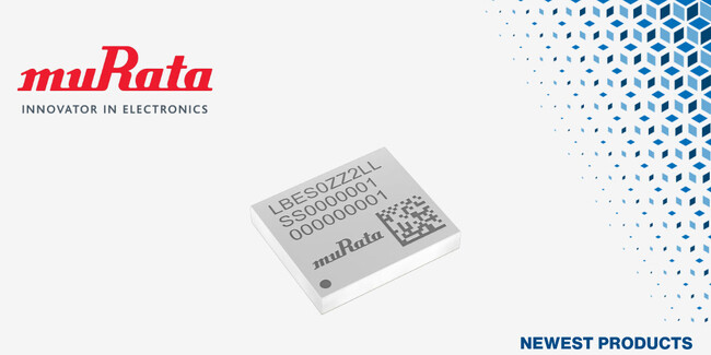 マウザー、村田製作所のType 2LL Wi‑Fi(R) 6 / Bluetooth(R) / 802.15.4