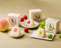 もちもち・ぷるぷるの新食感　フルーツ大福『もちふる』を空港先行販売　常温保存・賞味期限120日を実現し、世界を旅します