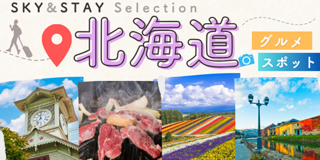 【羽田・茨城発】自由自在の北海道旅行！あなたの「わがまま」が、旅のプランになる。【SKY&STAYセレクション北海道】