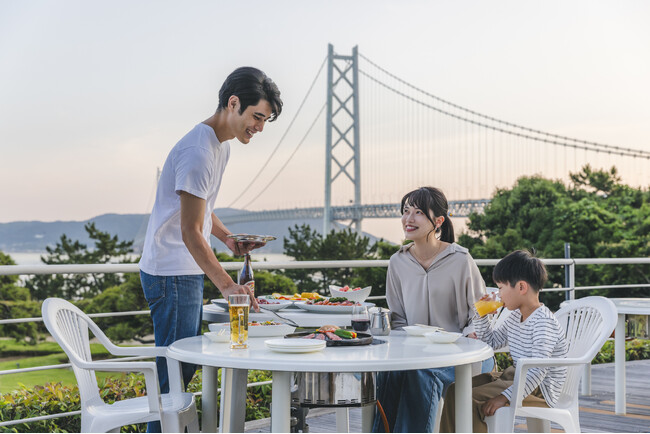 【シーサイドホテル舞子ビラ神戸】明石海峡を望む絶景テラスで「ガーデンバーベキュー＆ブッフェボード」を開催！