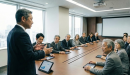 会議風景 ※本画像は生成AIを活用して作成したイメージです。 会議風景 ※本画像は生成AIを活用して作成したイメージです。