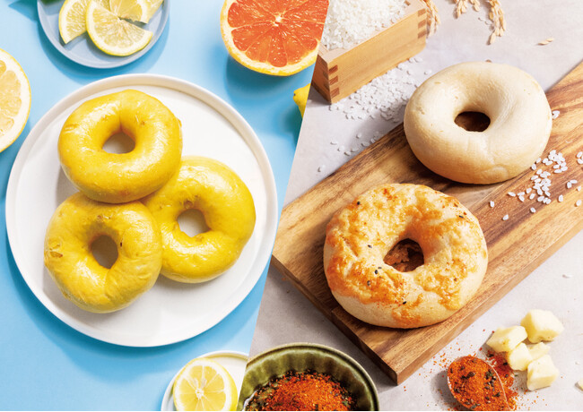 BAGEL & BAGEL から新商品が登場！ 夏にぴったりな“レモン×グレープフルーツ”ベーグルと、米粉を使用した“七味醤油”ベーグルに加え、マフィン３種を期間限定で販売します