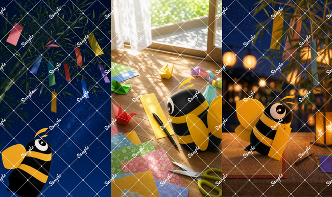 【無料配布】今年の七夕はこれで決まり????可愛すぎるこんびーちゃん壁紙をゲット！