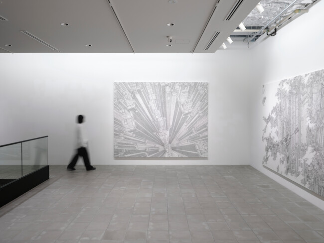 緻密な描き込みで構築される架空の巨大都市。田島大介 個展「無限虚無」がGallery & Bakery Tokyo ８分（京橋）にて6月20日(土)より開催中