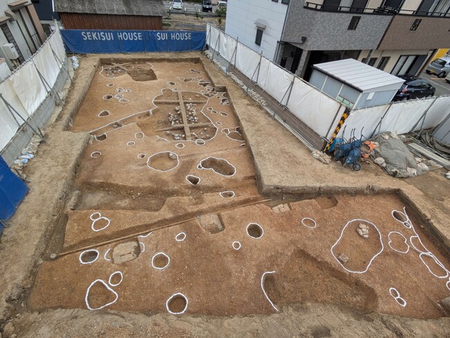 市内最古級の瓦片と多量の須恵器が出土　内田遺跡で土器流通を探る手がかりに