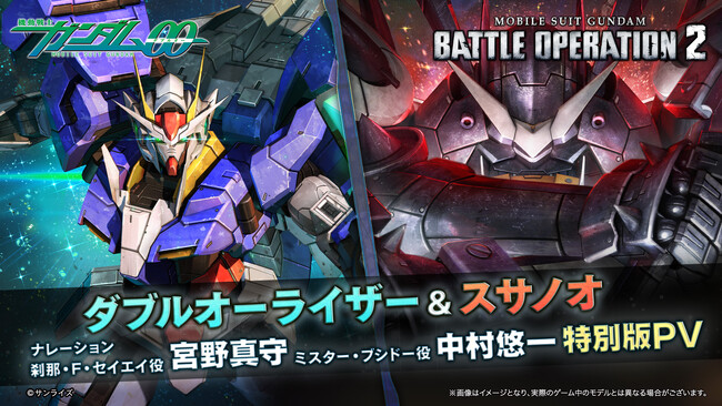 PlayStation(R)5/PlayStation(R)4『機動戦士ガンダム　バトルオペレーション２』「8周年前月祭」開催中！「ダブルオーライザー」が本日参戦！