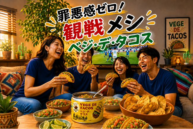 空前の「メキシコ料理ブーム」×「サッカー観戦」を全力応援！創業129年の三育フーズ、“日本のゴール数だけ” 100%植物性タコスミートをプレゼント!! 6月26日(金)より開始