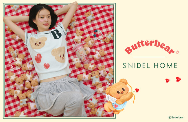 ＜SNIDEL HOME＞タイ発祥のスイーツブランド「バターベア」と初コラボレーション！キャッチーで愛らしいアイテムが新登場！＜6月26日(金)発売＞