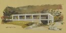 「堂本美術館完成予想図」戦後 京都府立堂本印象美術館蔵
